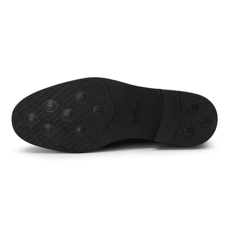 GOLDLION Kişi Dəri Loafer Qara 5