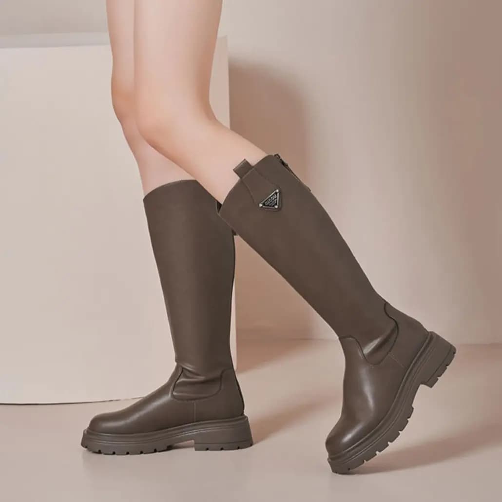 GEMEIQ Knee high Boots 4.8cm Women's 15