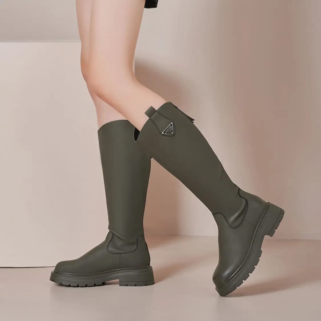 GEMEIQ Knee high Boots 4.8cm Women's 11