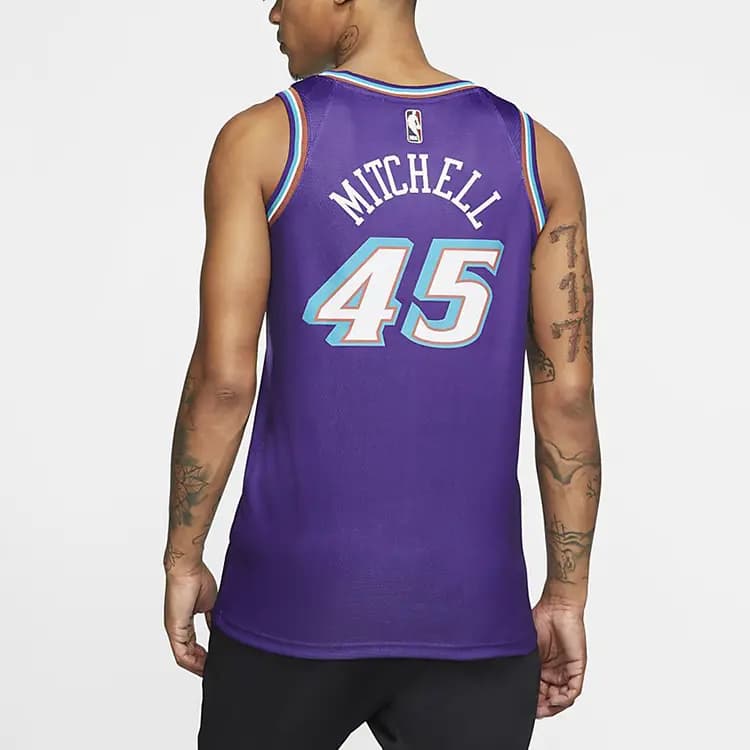 Nike X NBA Utah Jazz Donovan Mitchell Classic Edition Forma Bənövşəyi 6