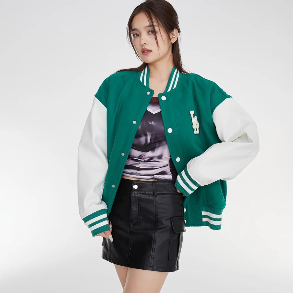 MLB Los Angeles Dodgers Baseball Köynəyi Unisex Yaşıl 7