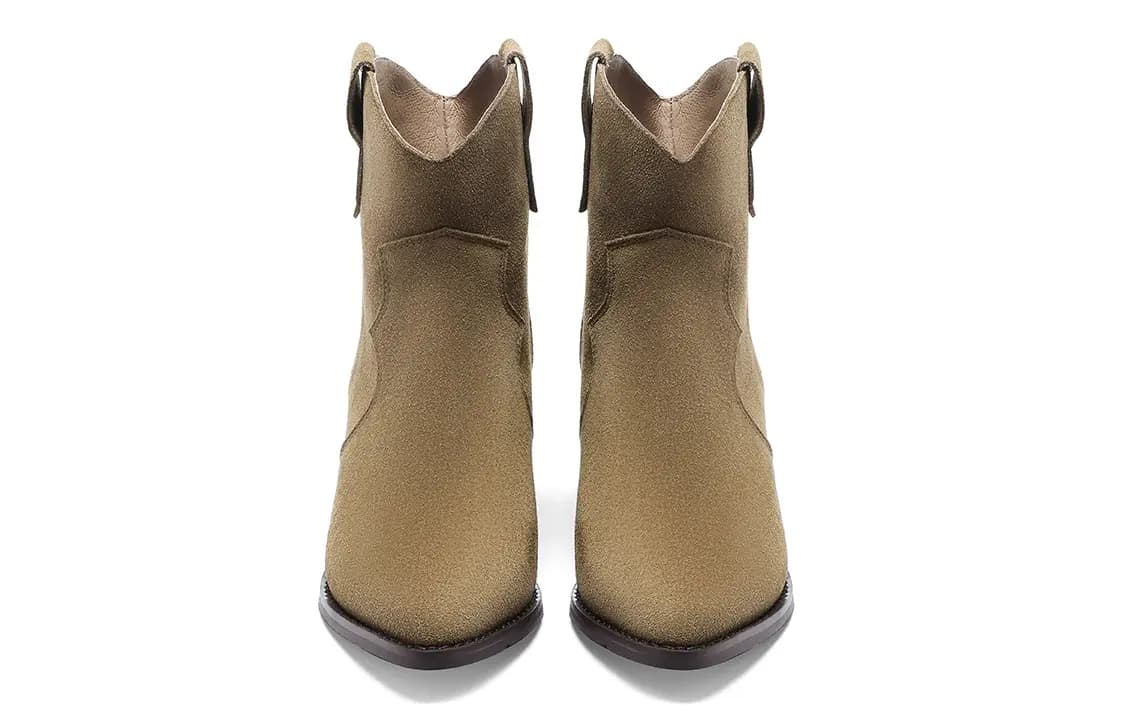 C°BANNER Qadın Ankle Boots Qum Rəngi 4