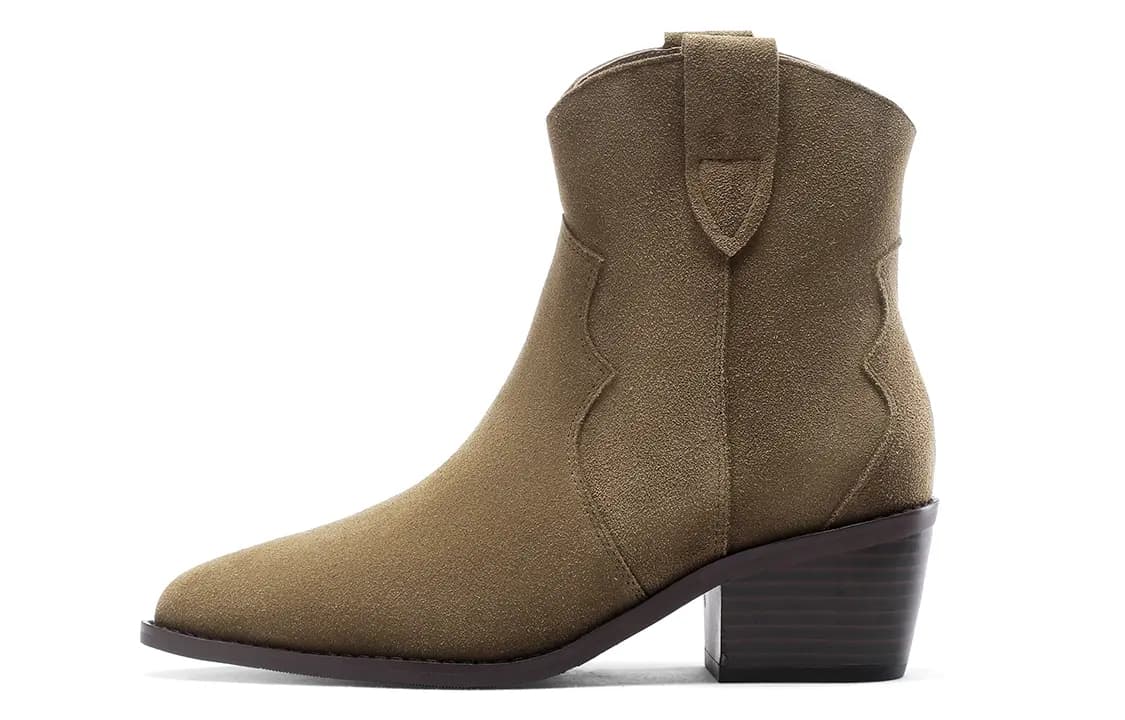 C°BANNER Qadın Ankle Boots Qum Rəngi