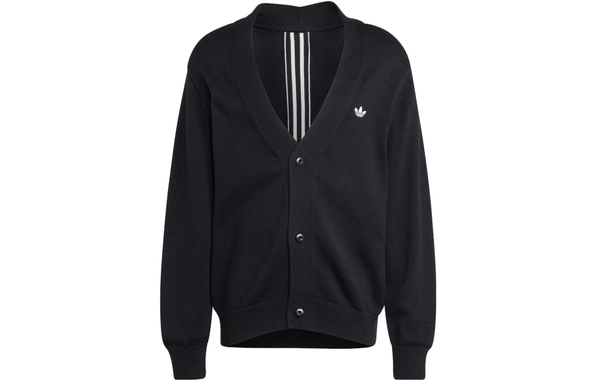 adidas Originals Trefoil Rifta Kişi Kardiqanı Qara