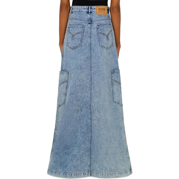 MOSCHINO Qadın Cins Ətək Mavi 2