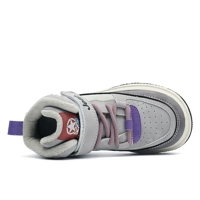 Jeep Warm Wear-Resistant Slip-Resistant High-Top Kids' Skateboarding Shoes Cherry Blossom Pink Kids' 3