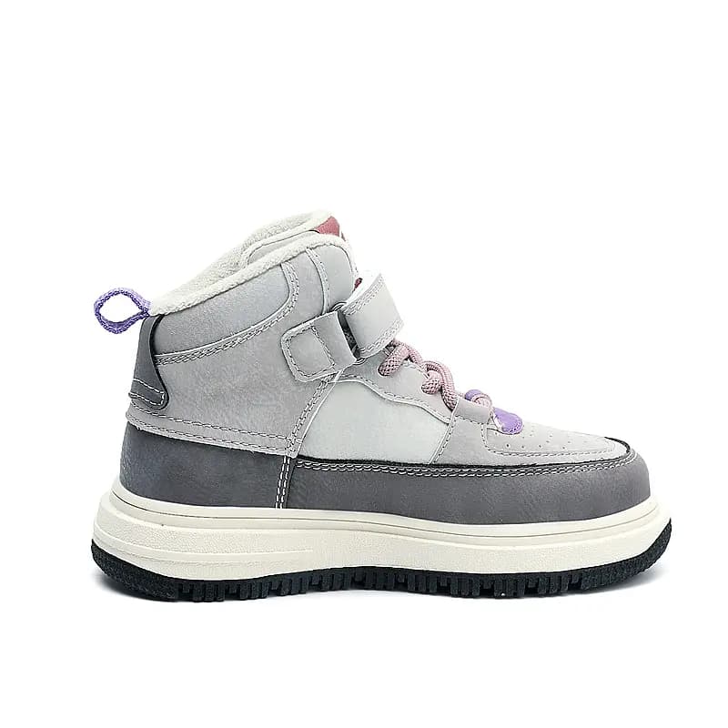 Jeep Warm Wear-Resistant Slip-Resistant High-Top Kids' Skateboarding Shoes Cherry Blossom Pink Kids' 2