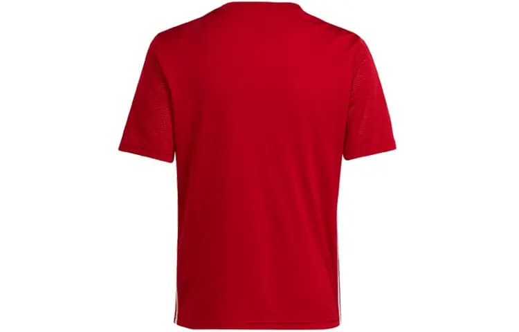 adidas Kids' Tabela 23 Jersey 3-Stripe Colorblock Logo Crew Neck Short Sleeve Kids' Soccer Jersey Boys' Girls' Energy Red 2