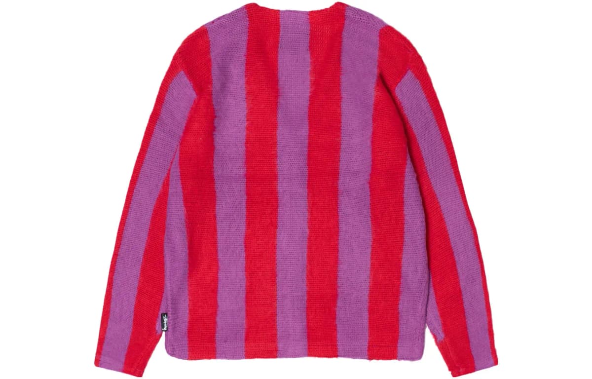 Stussy Stripe Brushed Cardigan 2