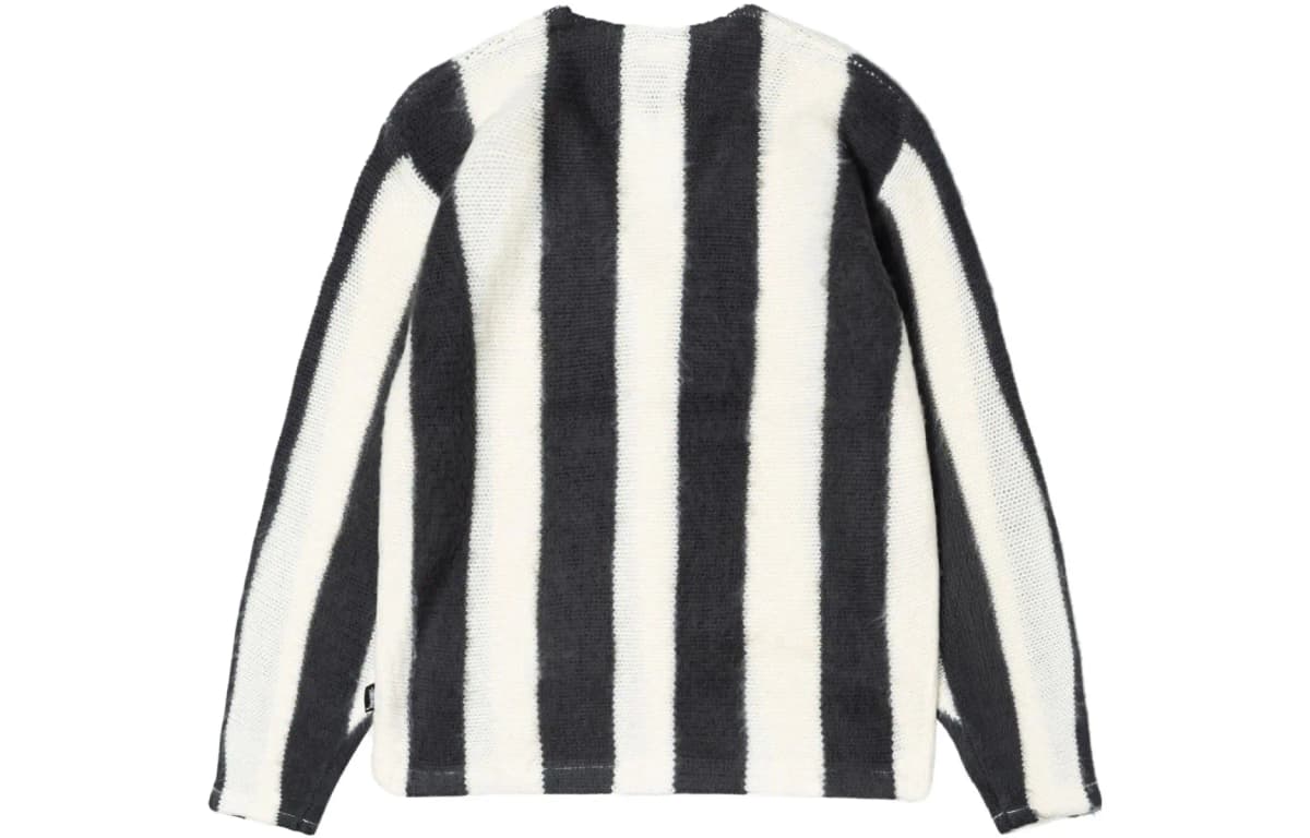 Stussy Stripe Brushed Cardigan 10