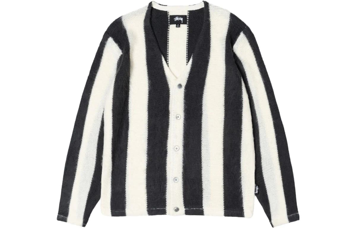 Stussy Stripe Brushed Cardigan 9