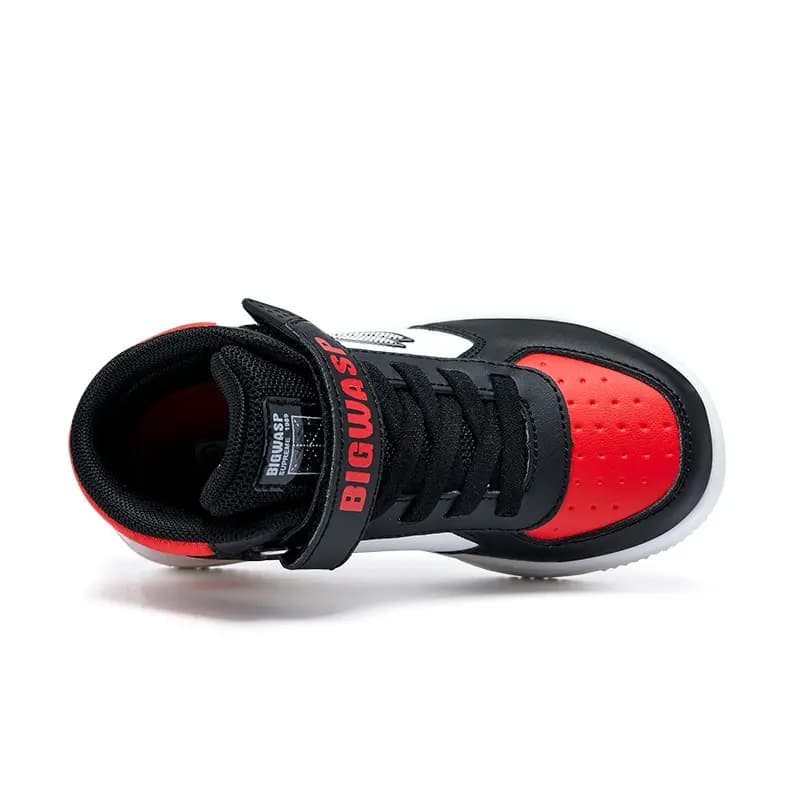 BIG WASP Abrasion-Resistant Slip-Resistant Low-Top Kids' Skateboarding Shoes Kids' 8