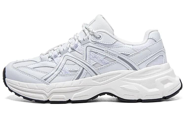 Kappa Low Top Chunky İdman Ayaqqabısı Unisex Ağ/Boz