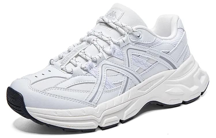 Kappa Low Top Chunky İdman Ayaqqabısı Unisex Ağ/Boz 3