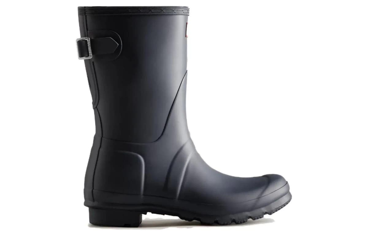 HUNTER Original Short Ankle Boots Women's Black 2
