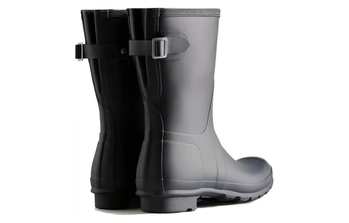 HUNTER Original Short Ankle Boots Women's Black 4