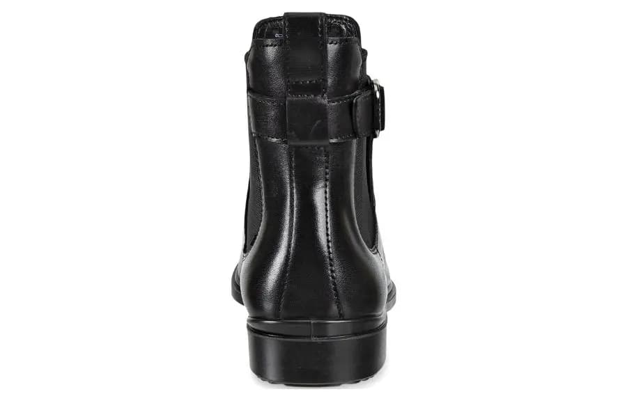 Ecco Short Chelsea Boots 1.5cm Women's Black 5