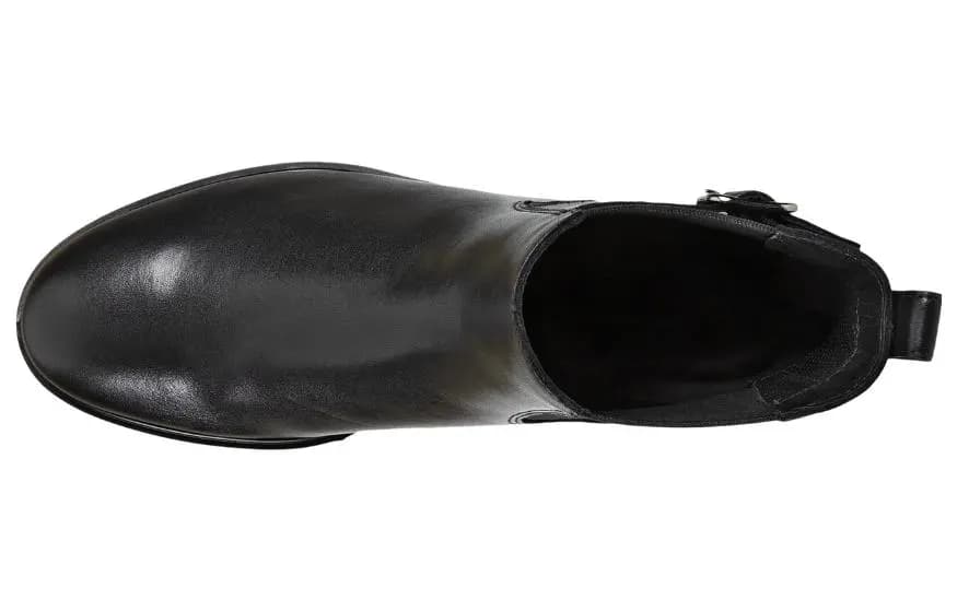 Ecco Short Chelsea Boots 1.5cm Women's Black 4