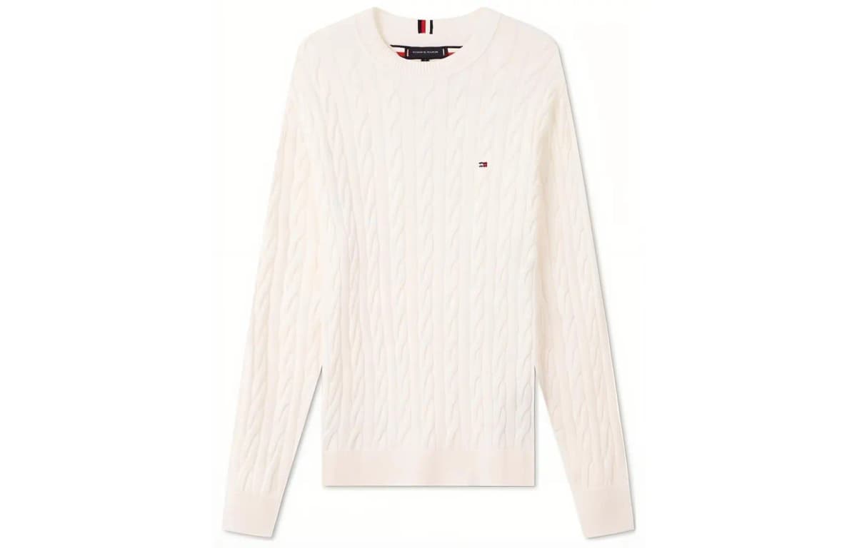 Tommy Hilfiger Cable-knit Crew-neck Sweater 4
