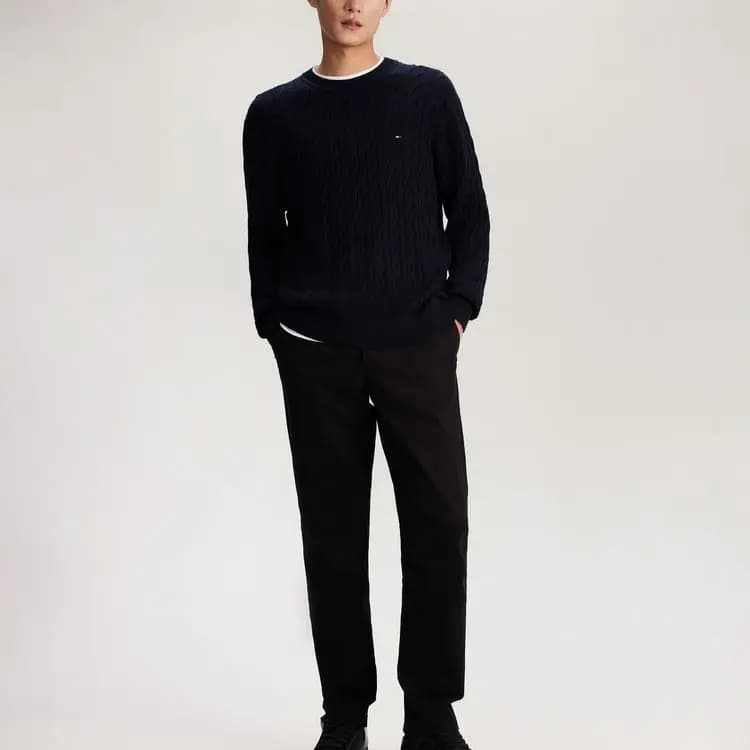 Tommy Hilfiger Cable-knit Crew-neck Sweater 2