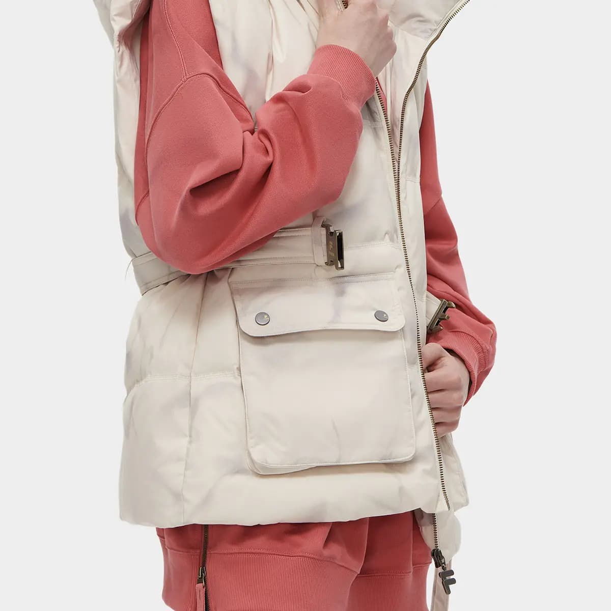 FILA FUSION WORKWEAR Qadın Jileti Boz 4