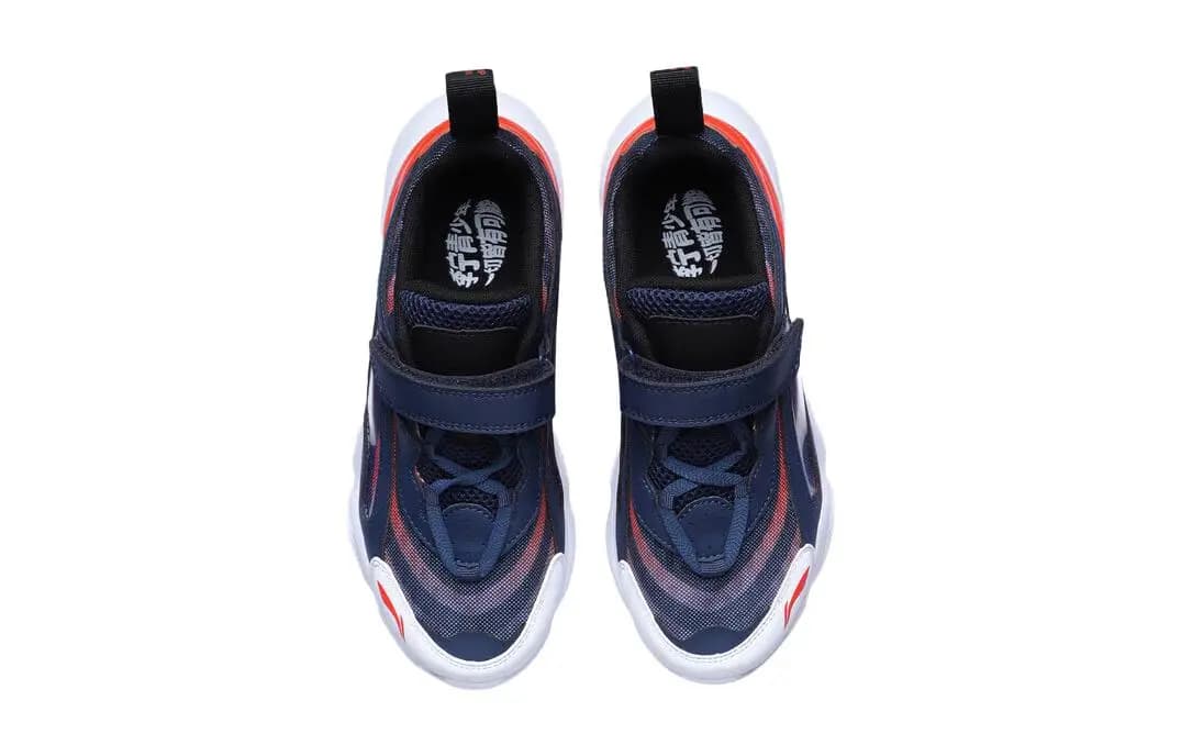 LINING YOUNG Aurora Skywalk Large Aurora Low-Top Kids Lifestyle Shoes Red Blue Teenagers 4