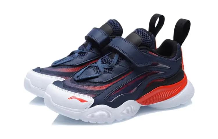 LINING YOUNG Aurora Skywalk Large Aurora Low-Top Kids Lifestyle Shoes Red Blue Teenagers 3