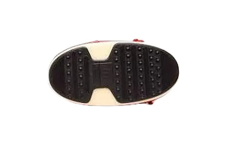 Moon Boot Cross Tube Lace Qısa Qar Çəkməsi Unisex Qırmızı/Ağ 5