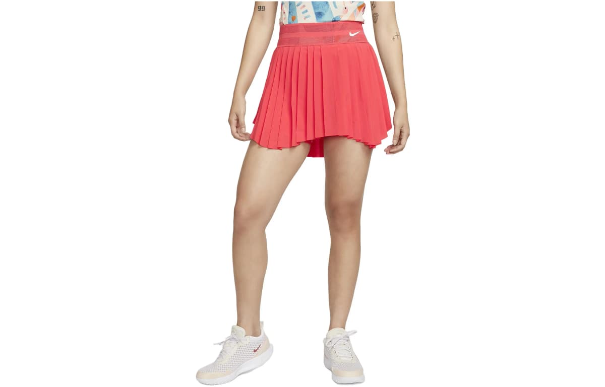 Nikecourt Dry Fit Slam Qadın Tennis Ətəyi Qırmızı