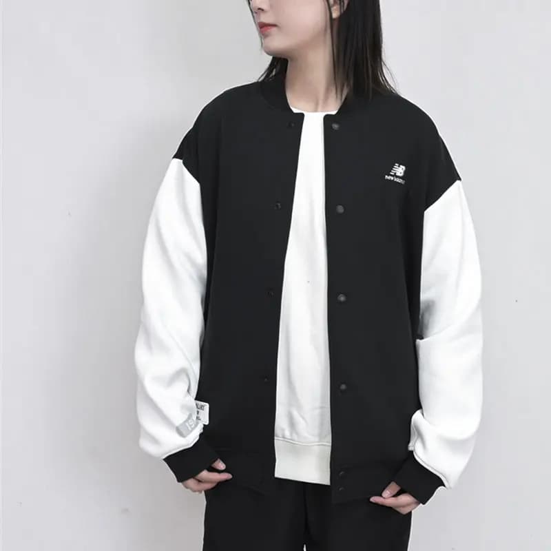 New Balance Baseball Jerseys Unisex Black White 3