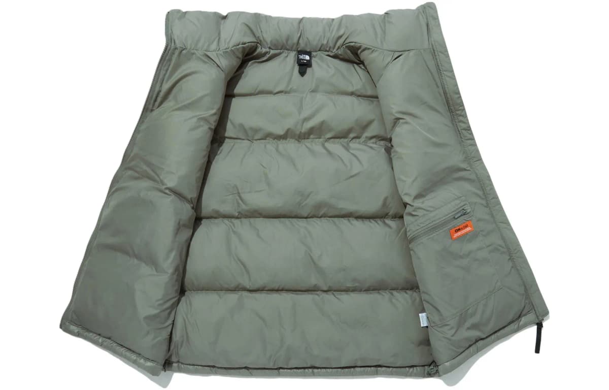 THE NORTH FACE Nuptse On Ball Unisex Jilet Xaki 3