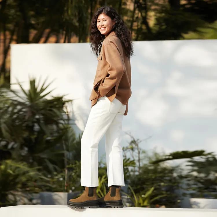 Clarks Ollie Series Crew Chelsea Qadın Çəkməsi Yaşıl 6