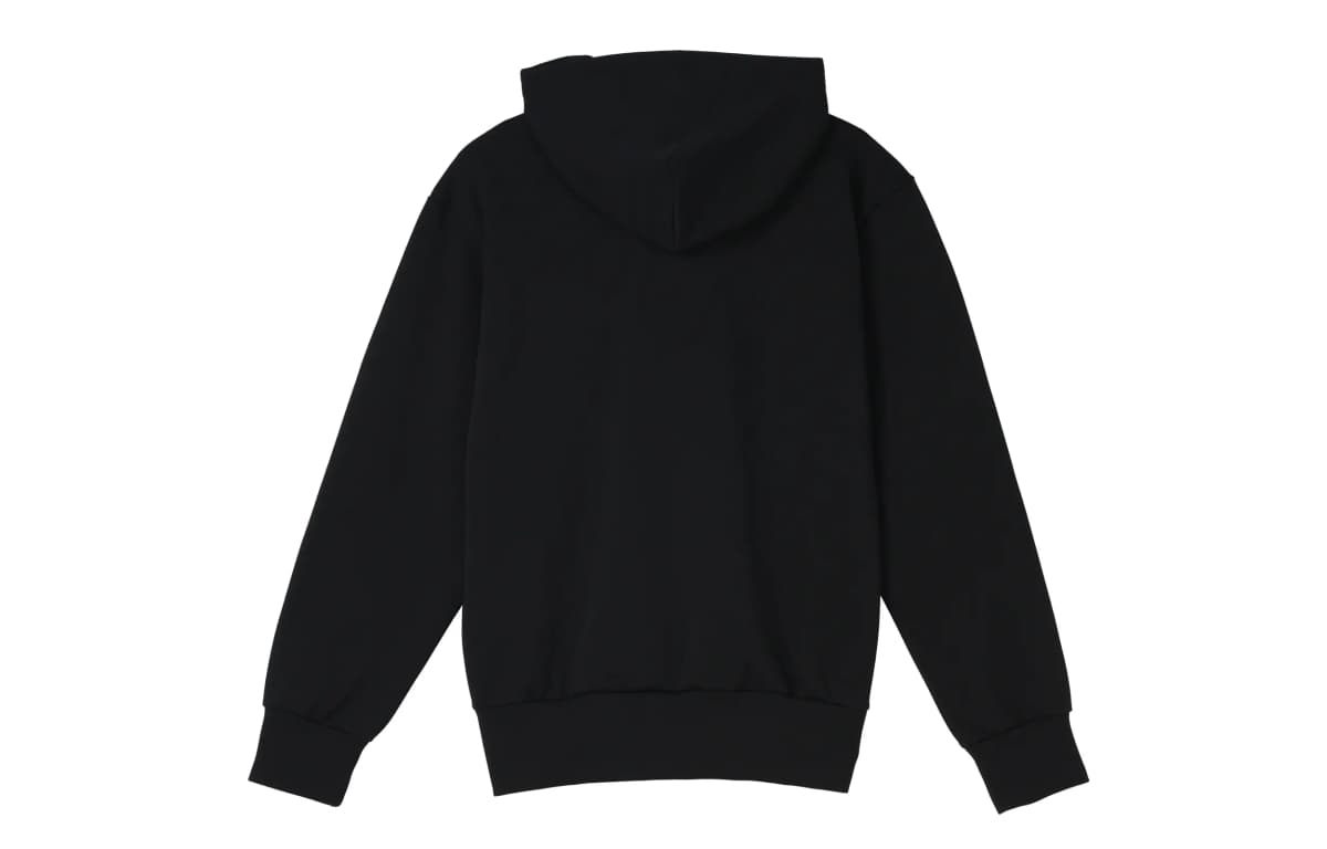 CDG Play Red Heart Logo Zip-Up Kişi Sviteri Qara 2
