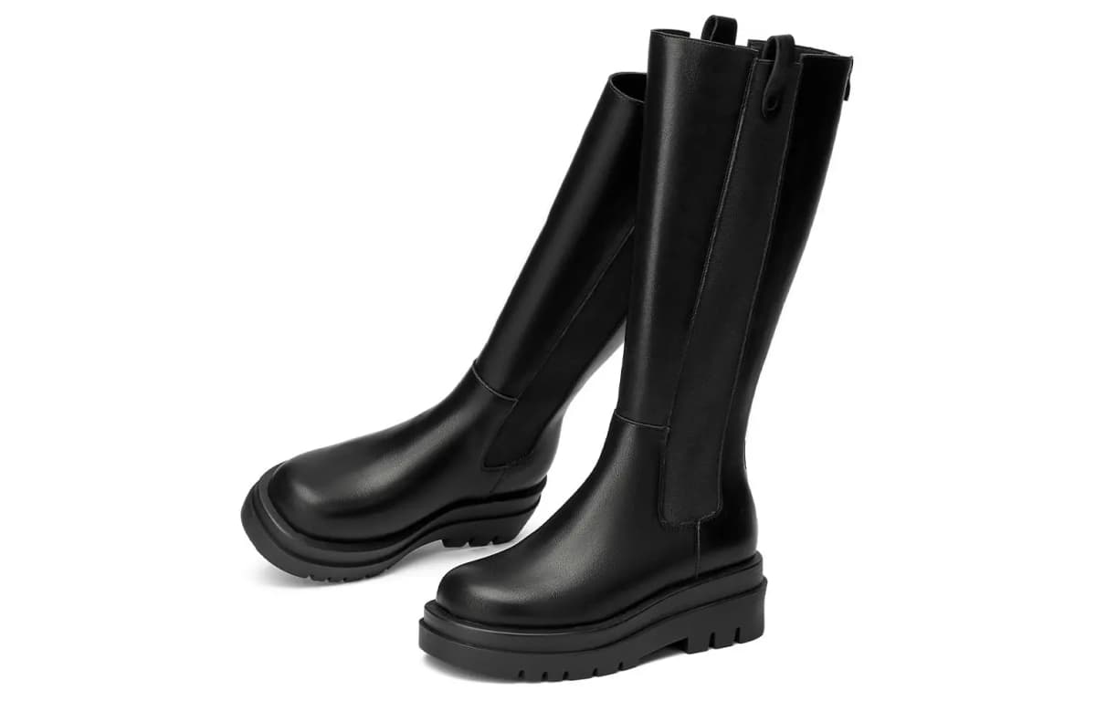 GEMEIQ Knee high Boots 5.4cm Women's 4