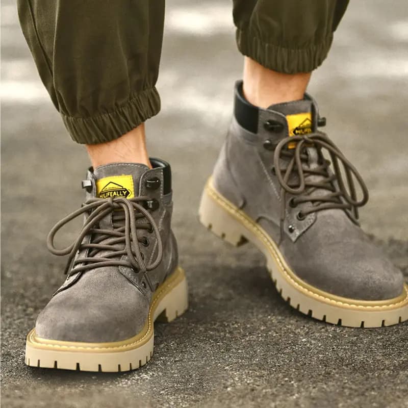 HLA Wear-Resistant Short Outdoor Boots 3.5cm Men's 12