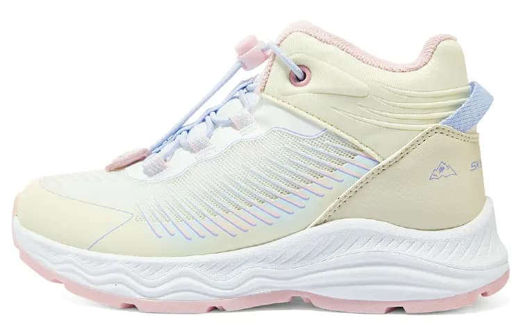 Skechers Girls Crew Qadın Qış Çəkməsi Ekru/Çəhrayı