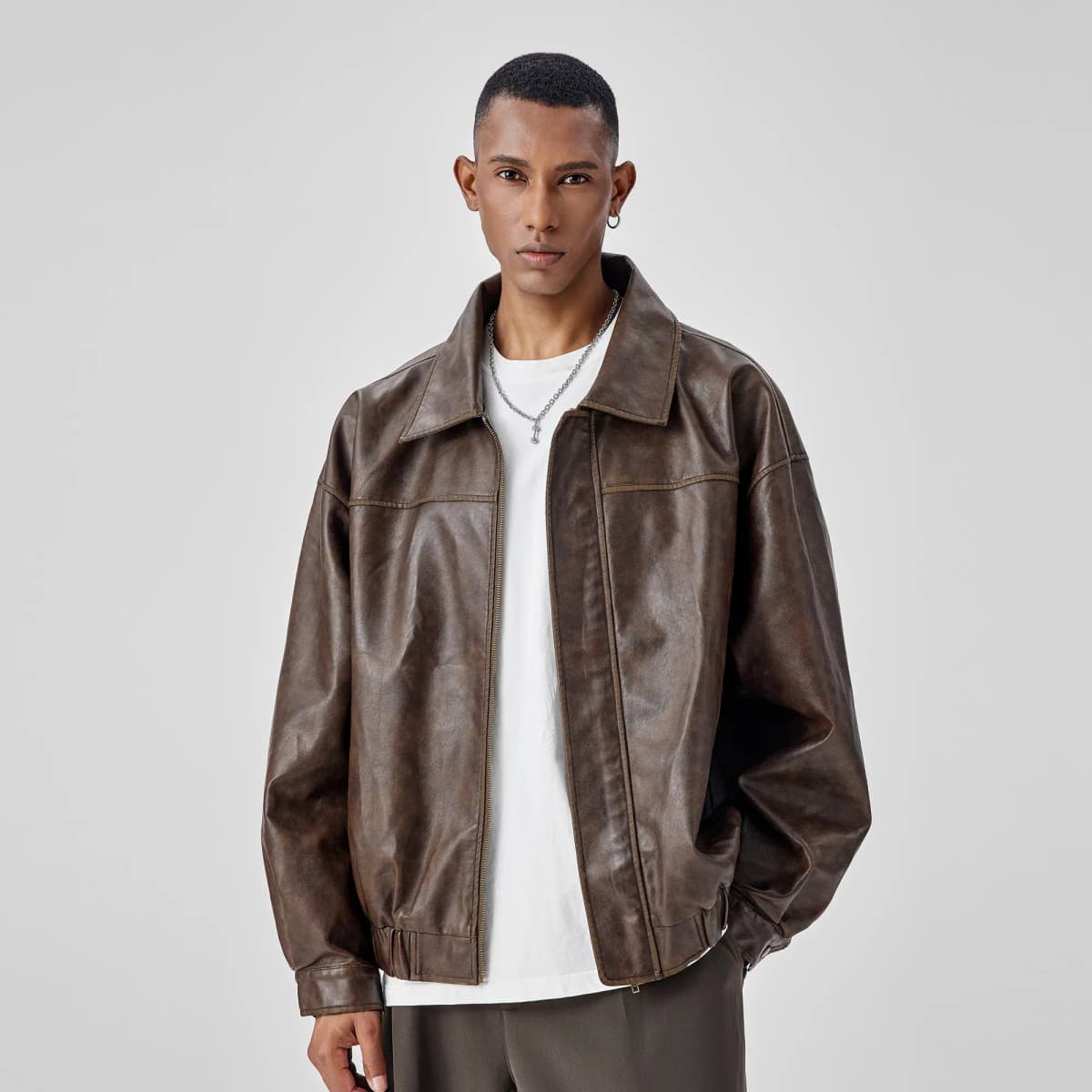 Bodydream Leather Jackets Unisex Dark Brown 3