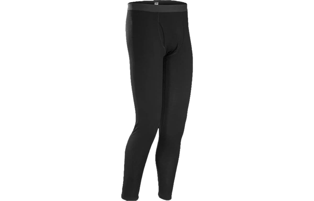 Arcteryx Solid Wool Slim Fit Base Layer Leggings Women's