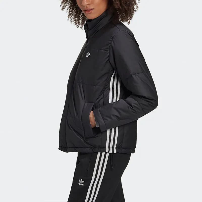 adidas Originals SHORT PUFFER Qadın Puffer Pencəyi Qara 2