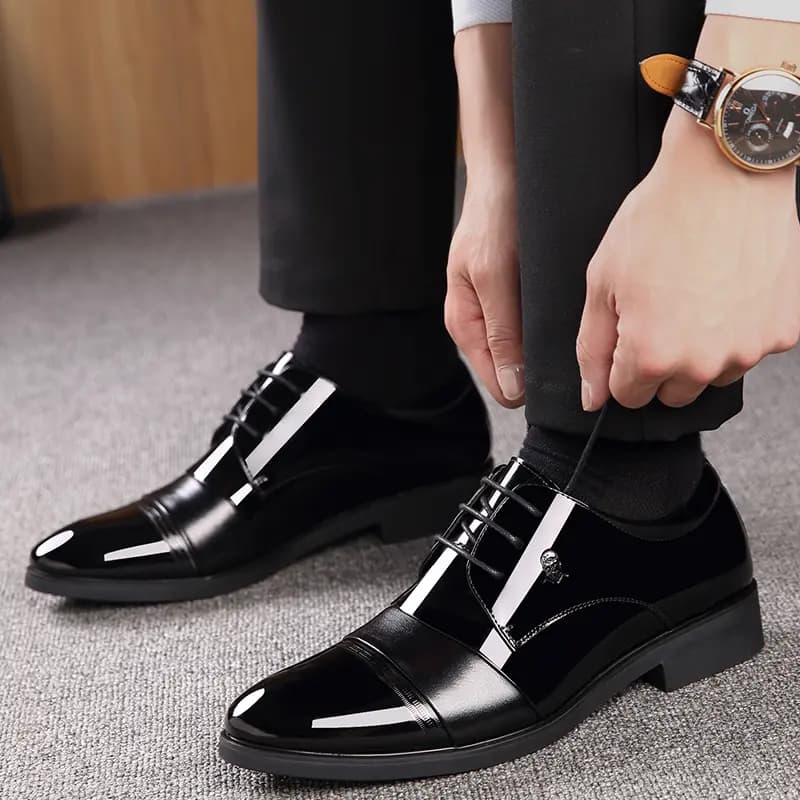 LAORENTOU Dress Shoes Men Low Top 7