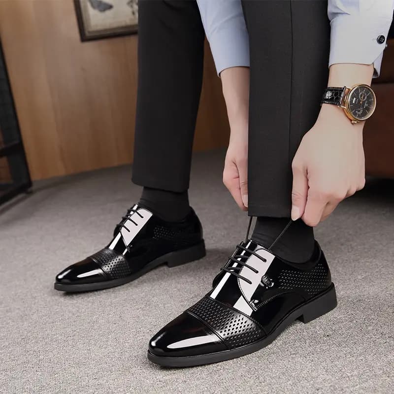 LAORENTOU Dress Shoes Men Low Top 23
