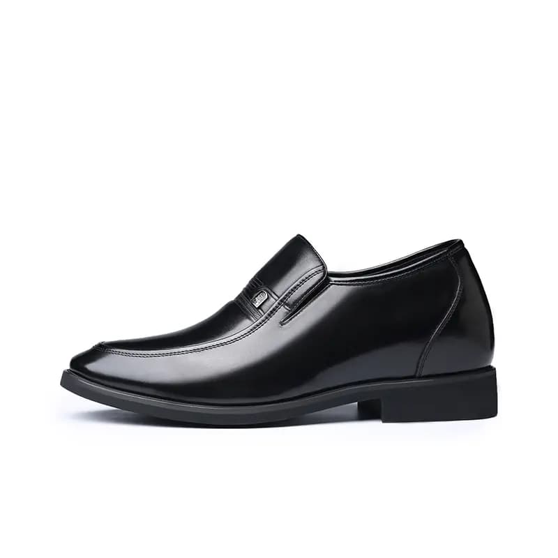 LAORENTOU Calf Leather British Height-Increasing Leather Shoes 8