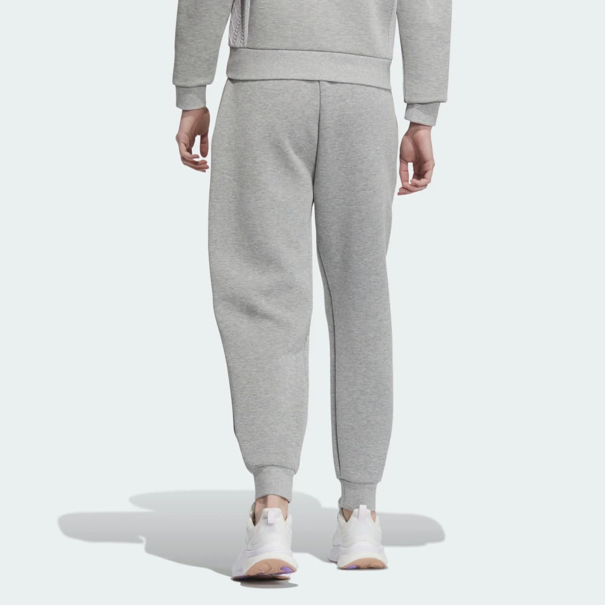 Adidas Lounge Knitted Sweatpants Women's Gray 3