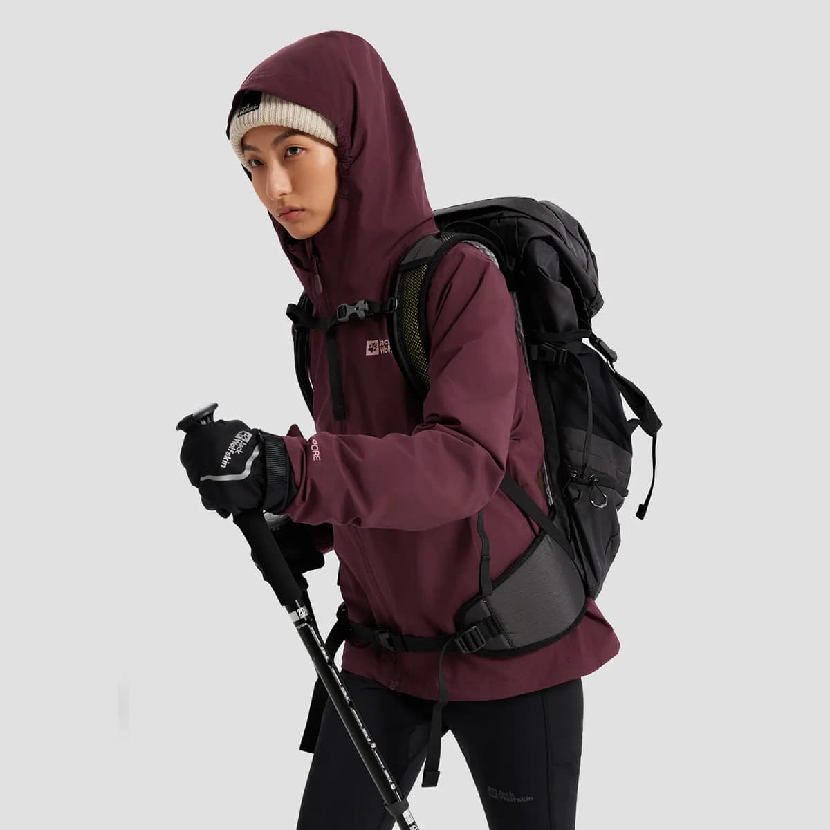 Jack Wolfskin Qadın Küləkdənqoruyan Pencək 6