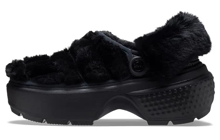 Crocs Stomp Quilted Clog Qara Qadın