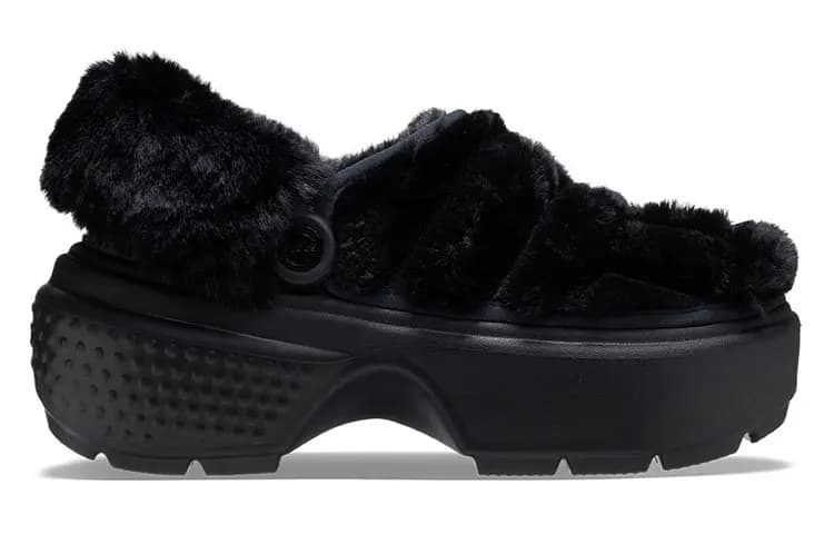 Crocs Stomp Quilted Clog Qara Qadın 2