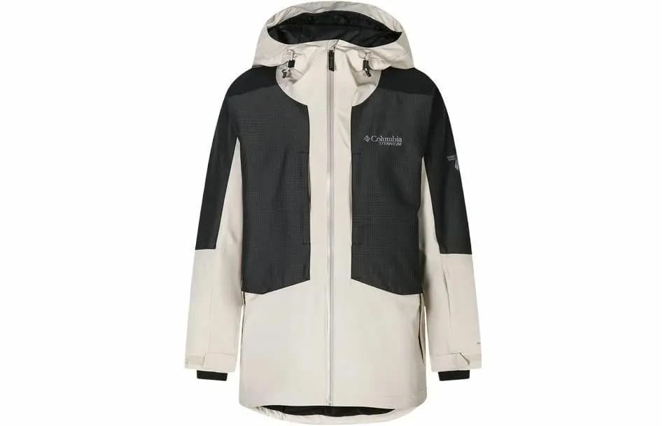 Columbia Titanium Series Omni-Tech Kişi Xizək Gödəkçəsi Ağ