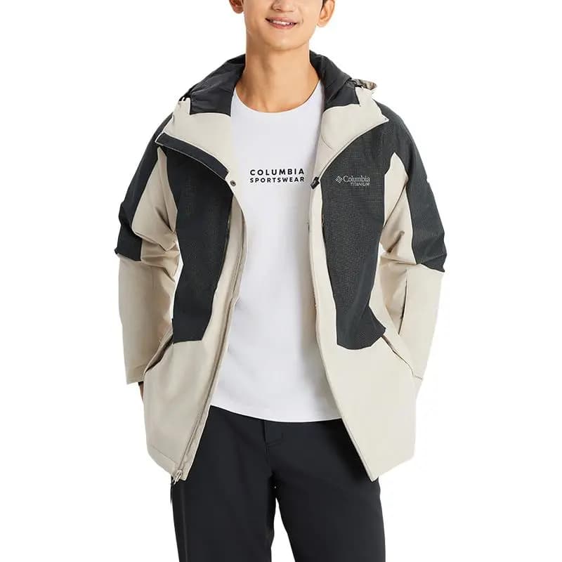 Columbia Titanium Series Omni-Tech Kişi Xizək Gödəkçəsi Ağ 4