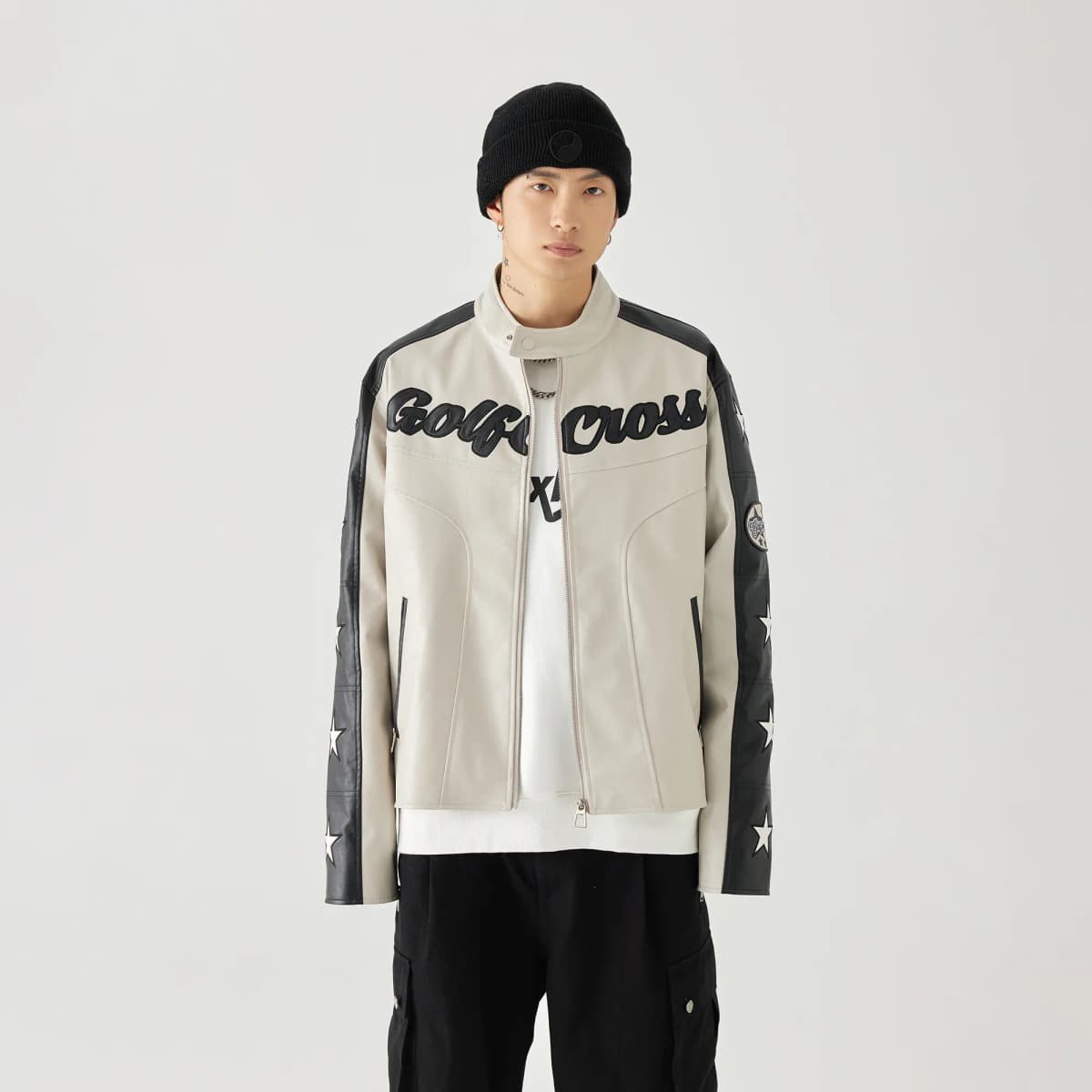GOLFCROSS Leather Jacket Unisex 5
