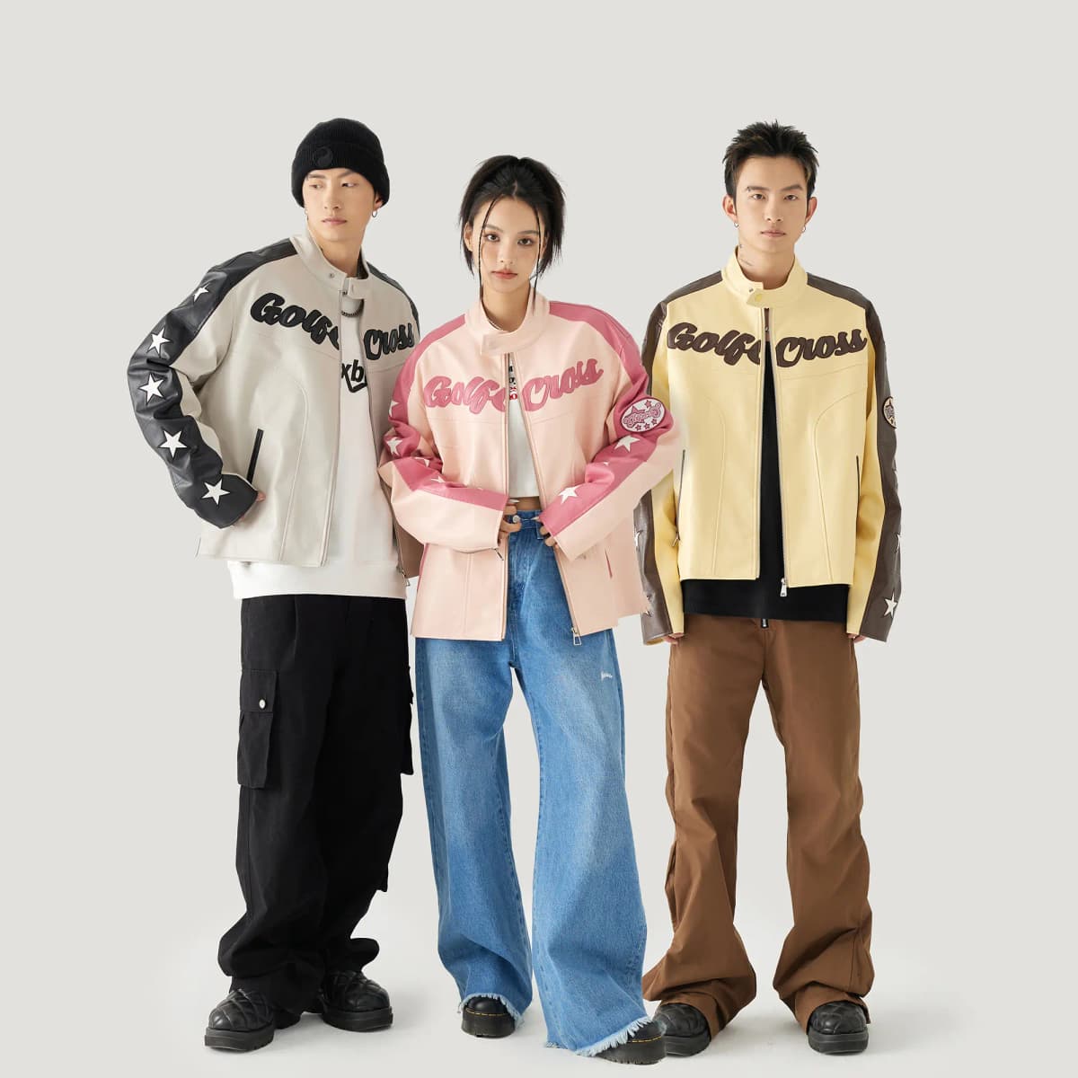 GOLFCROSS Leather Jacket Unisex 7